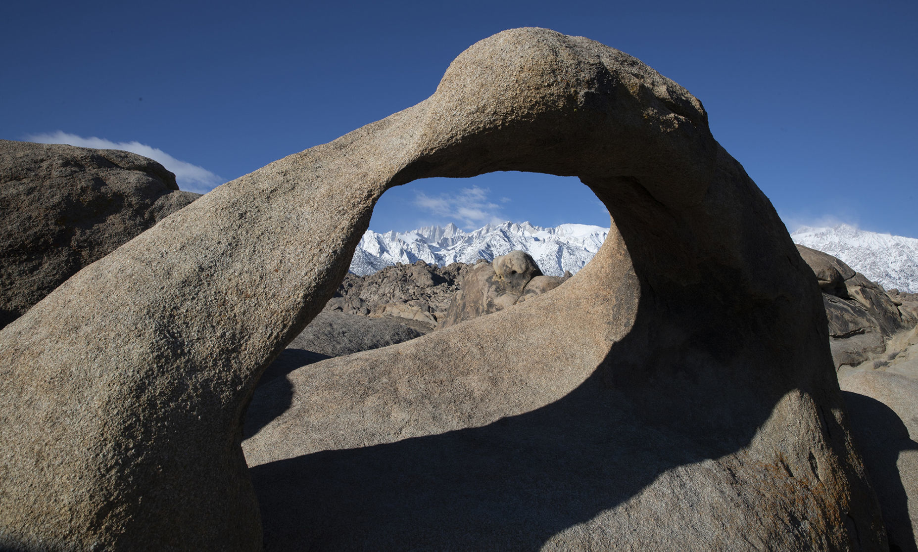 10 feet of snow in Mammoth Lakes